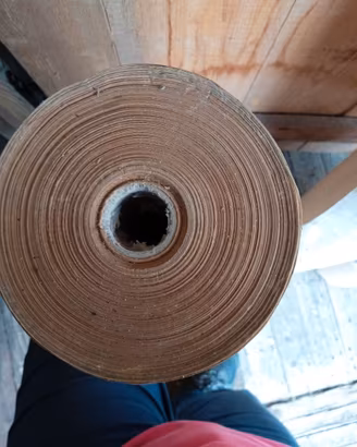 Materiale bio per tetti ventilati