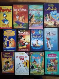 Collezione cassette vhs originali walt disney