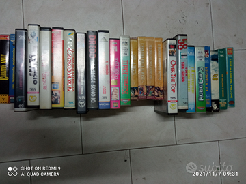 Video cassette di film vari originali