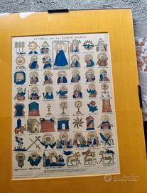 Stampa  Originale "Litanies de la Sainte Vierge "
