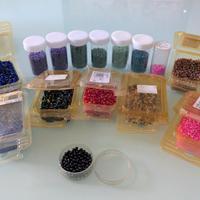 Lotto di perline per hobbistica/scrapbooking 
