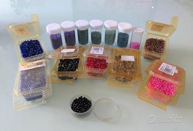 Lotto di perline per hobbistica/scrapbooking 