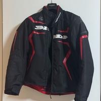 Giacca moto SPIDI WarriorTech H2Out nera/rossa L