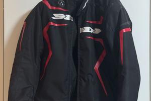 Giacca moto SPIDI WarriorTech H2Out nera/rossa L