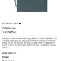 pochette bottega veneta nuova