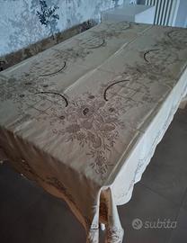 tovaglia di lino più tovaglioli 