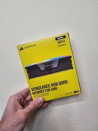 Corsair Vengeance RGB DDR5 RAM 32GB (2x16GB) 6000