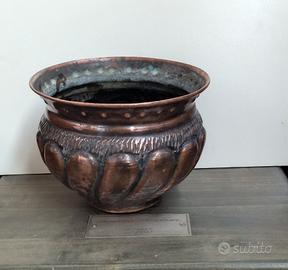 portavaso - cachepot in rame 