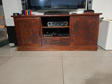 Mobile tv stile etnico