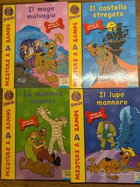 Quattro libri "misteri a 4 zampe" Scooby-Doo