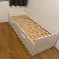 LETTO DOPPIO ESTRAIBILE BRIMNES IKEA CON TRASPORTO