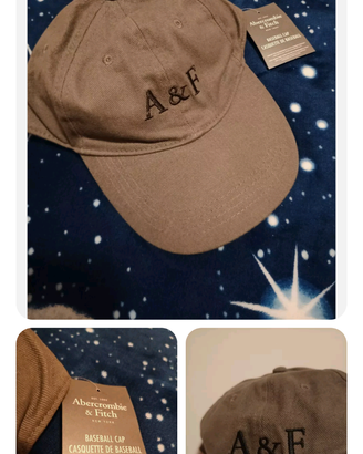 Cappello Albercrombie & Fitch baseball originale