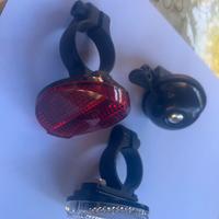 Campanello e catarifrangenti bici