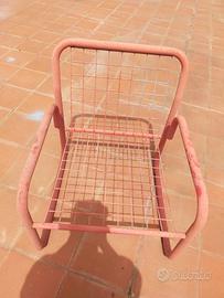 Poltrona in ferro