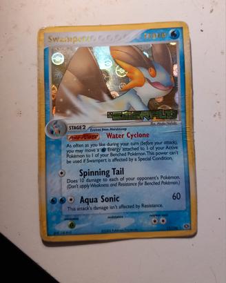 swampert 11/106 stamped holo carte pokemon