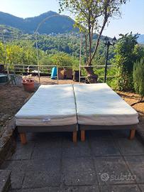 2x base letto singolo e 2 x materasso 