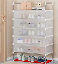 Scarpiera 6 ripiani antipolvere 