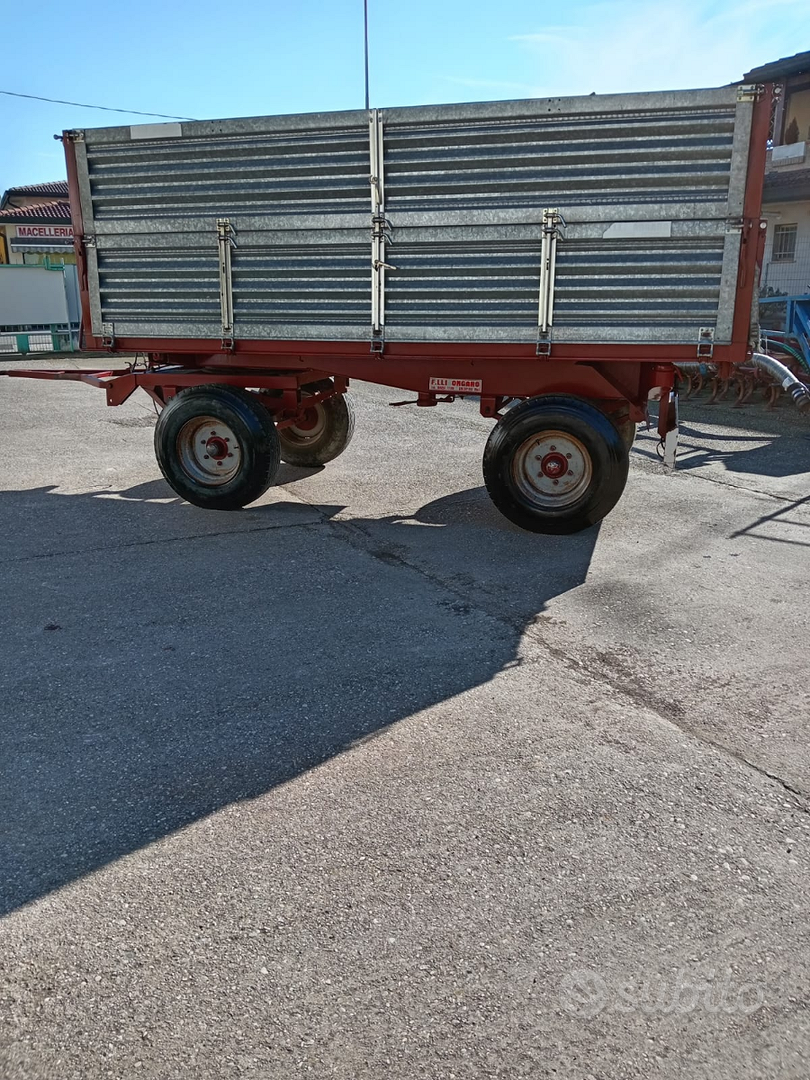 Noleggio rimorchio ribaltabile monoasse agricolo nuovo Fillion AGCR7224