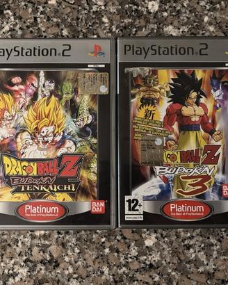 Dragon Ball Z Budokai Tenkaichi 1 + 3 Ps2