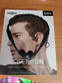shokz mini openrun cuffie Bluetooth a conduzione o