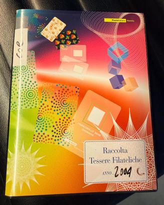 raccolta tessere filateliche francobolli anno 2004