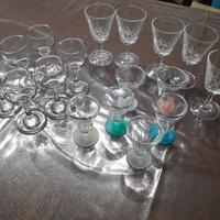 3 set di bicchierini da liquore (17 bicchieri)