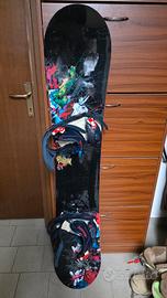 snowboard Burton+ attacchi e scarponi 