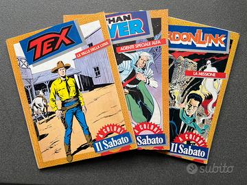 Tex, Nathan Never e Gordon Link a colori