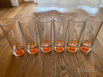 6 BICCHIERI ABSOLUT VODKA ORIGINALI ANNO 2000