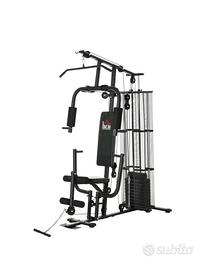 STAZIONE FITNESS PALESTRA MULTIFUNZIONE IN ACCIAIO