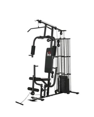 STAZIONE FITNESS PALESTRA MULTIFUNZIONE IN ACCIAIO