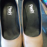 decolte camoscio tacco 8 donna 