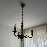 Lampadario in ottone