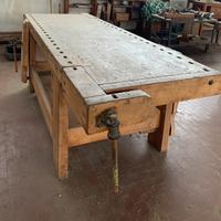 Tavolo da falegname usato