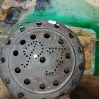 antico scaldaletto in rame 