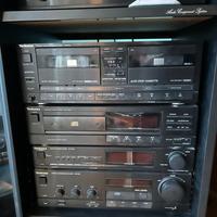 Impianto completo audio video vintage funzionante