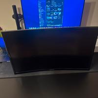 schermo curvo Samsung 144 Hz
