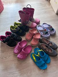 Maxi lotto scarpe bimba tg 30 31 32 varie marche