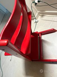 Sedia stokke rossa