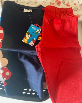 Tuta felpata Minnie 5 anni