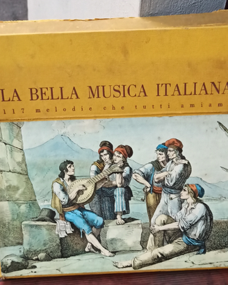 Dischi cofanetto La bella musica Italiana 10 disch
