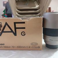 nikkor 70 300 f4-5.6g silver 