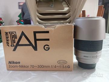 nikkor 70 300 f4-5.6g silver 