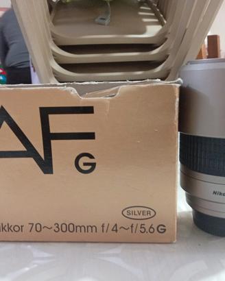 nikkor 70 300 f4-5.6g silver 