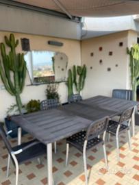 tavolo e sedie da esterno, giardino, terrazza