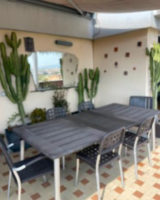 tavolo e sedie da esterno, giardino, terrazza