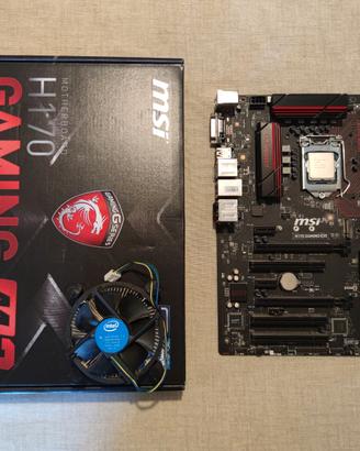 MSI H170 GAMING M3 + CPU i5 6500