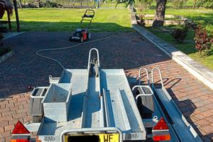 Carrello porta moto Cresci 3 posti autofrenante