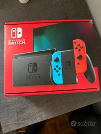 Nintendo Switch V2 Neon Rosso/Blu – Come Nuova