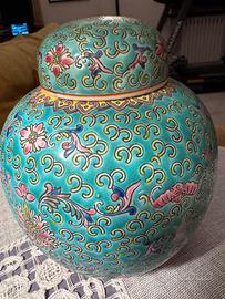 Vaso Cinese Ginger Jar con Coperchio